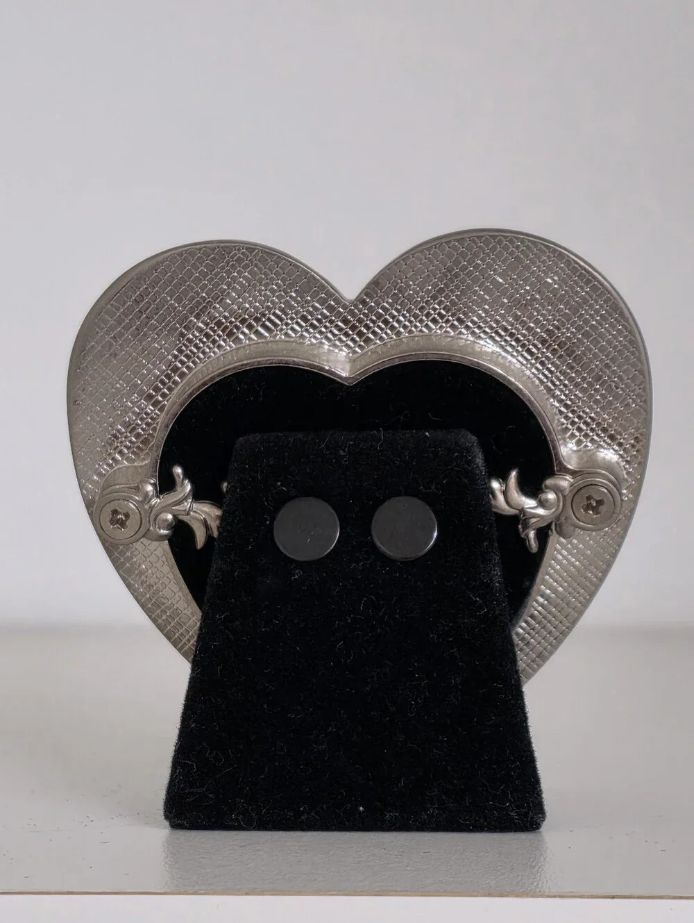 Marcel Schurman Mini Enamel & Crystal Heart Frame